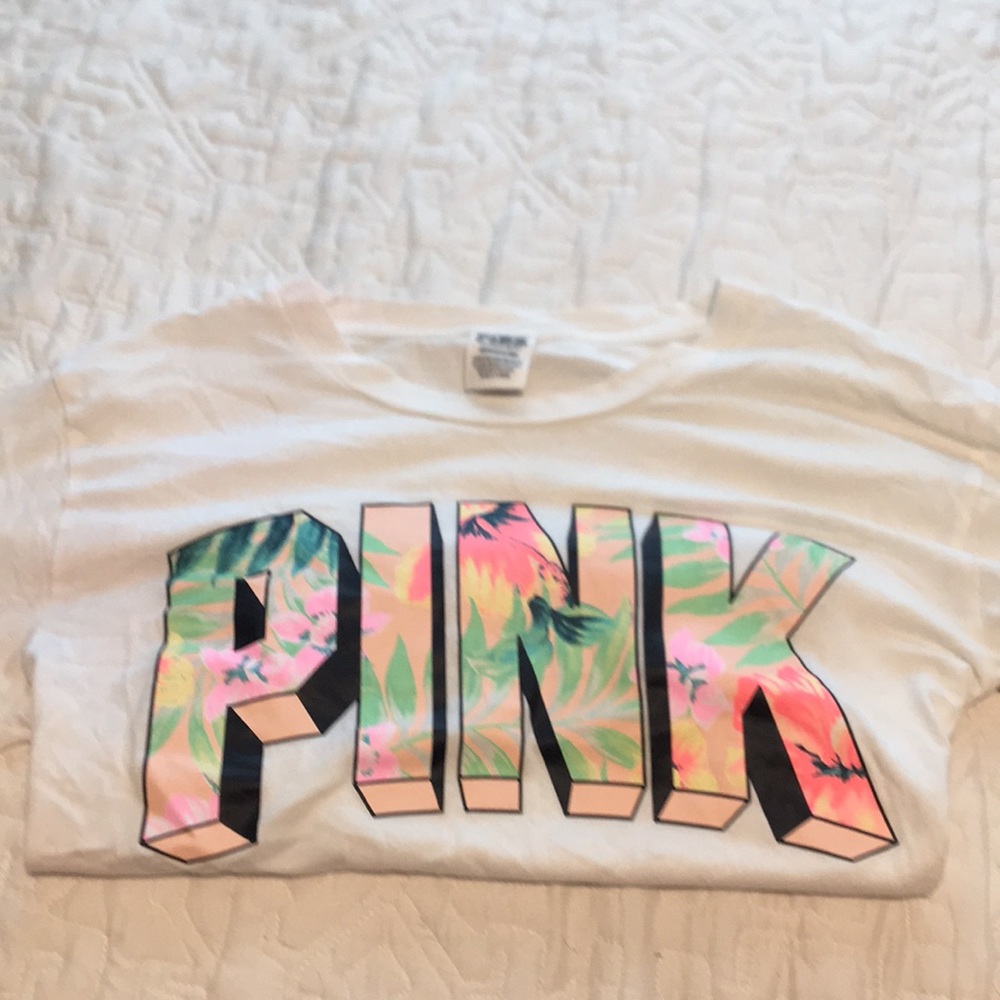 Pink crop top